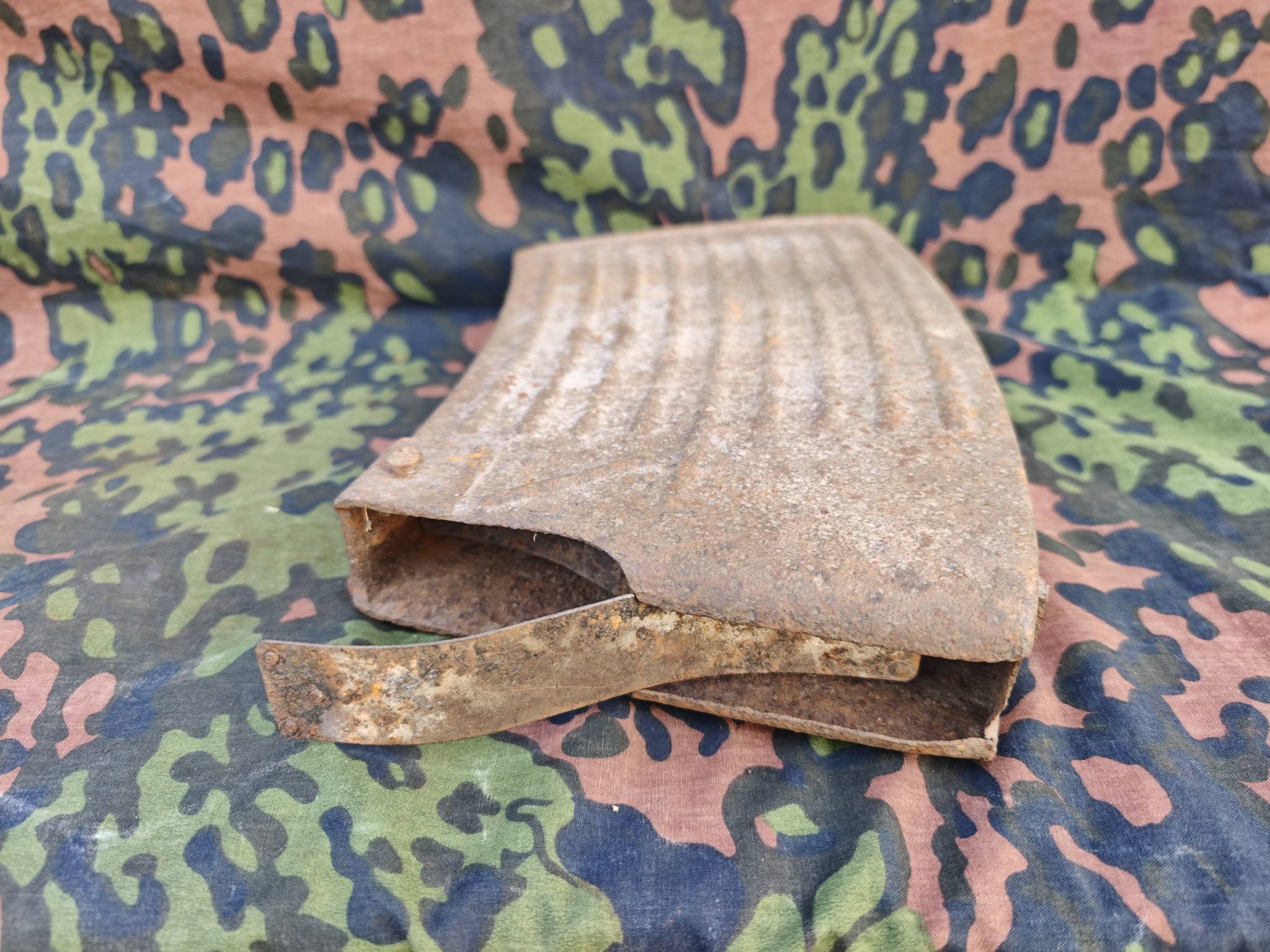  German 2 cm Flak Magazine – Incomplete, Ground Dug