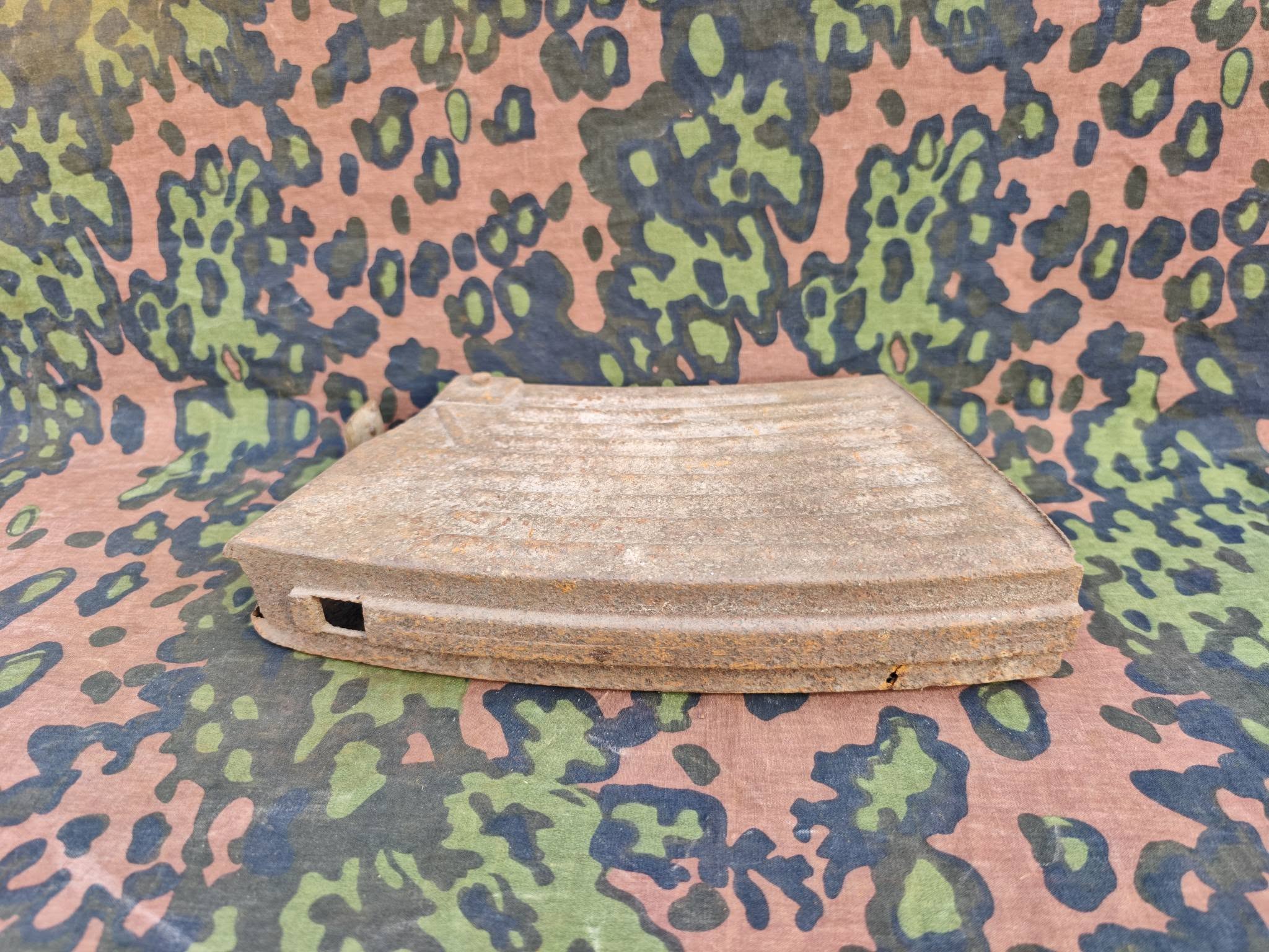  German 2 cm Flak Magazine – Incomplete, Ground Dug