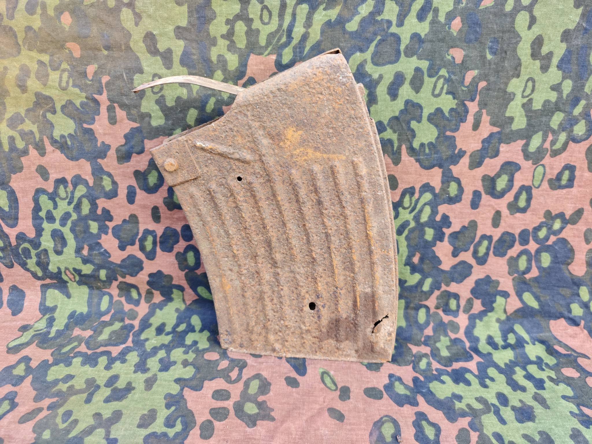  German 2 cm Flak Magazine – Incomplete, Ground Dug