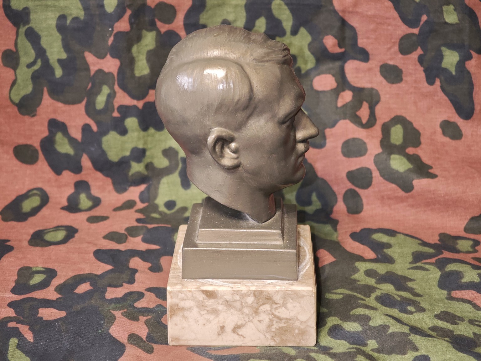 Adolf Hitler Bust on Stone Base – Dated 1941
