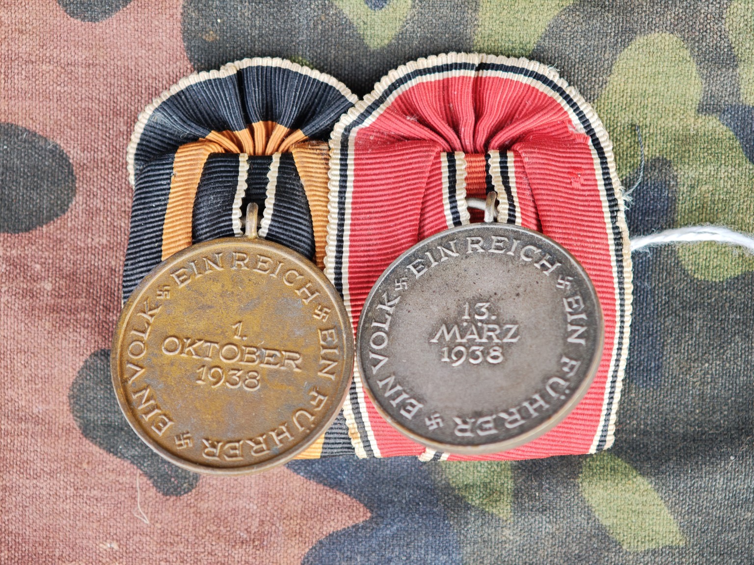 German Anschluss Medals – Austria & Sudetenland 1938