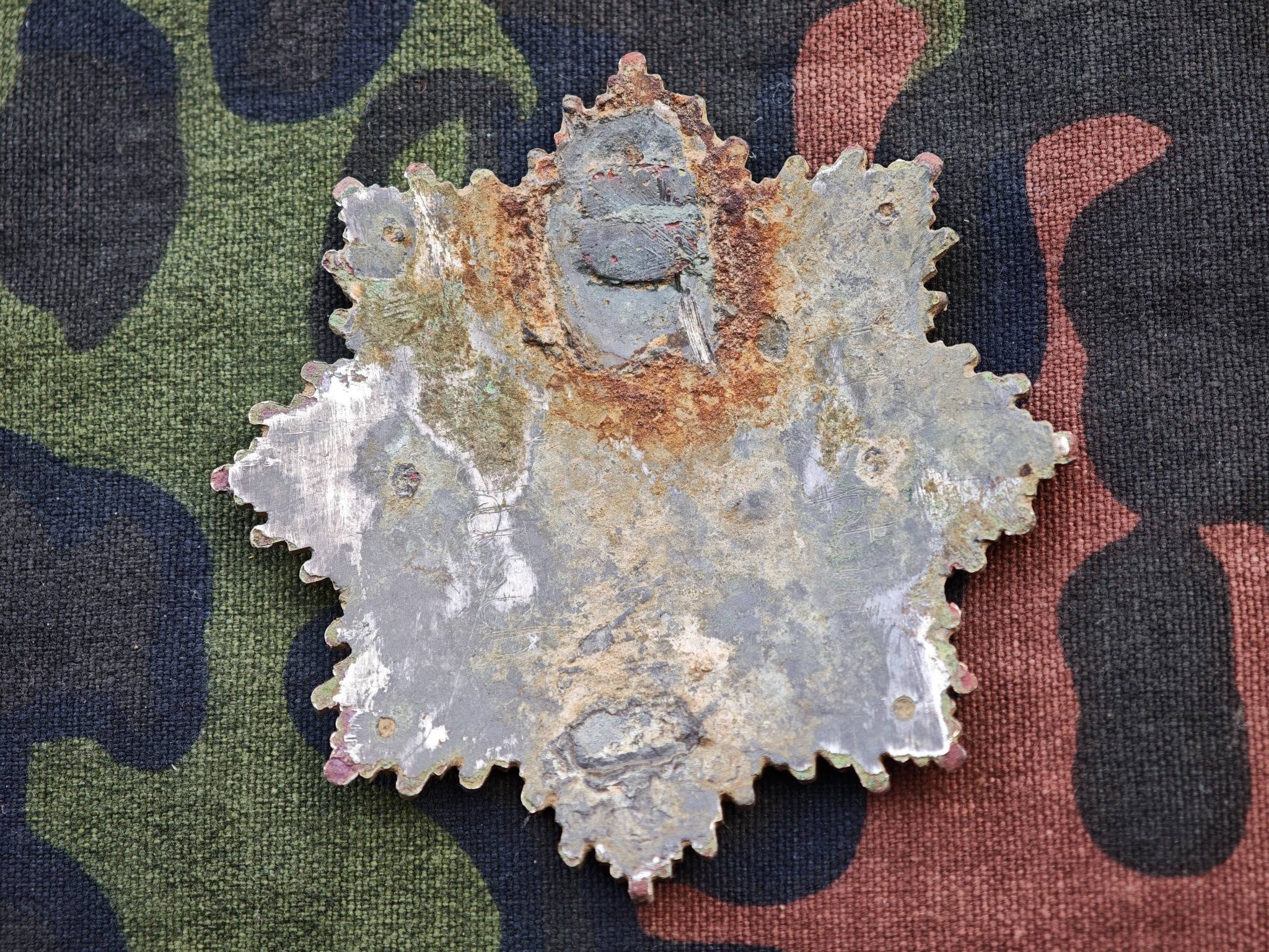 German DKIG Fragment with Kol. Bau. 3 Identification Tag