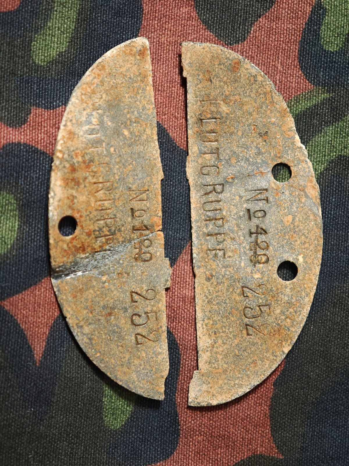 German Latvian Waffen-SS Volunteer Division Identification Tag – Erkennungsmarke