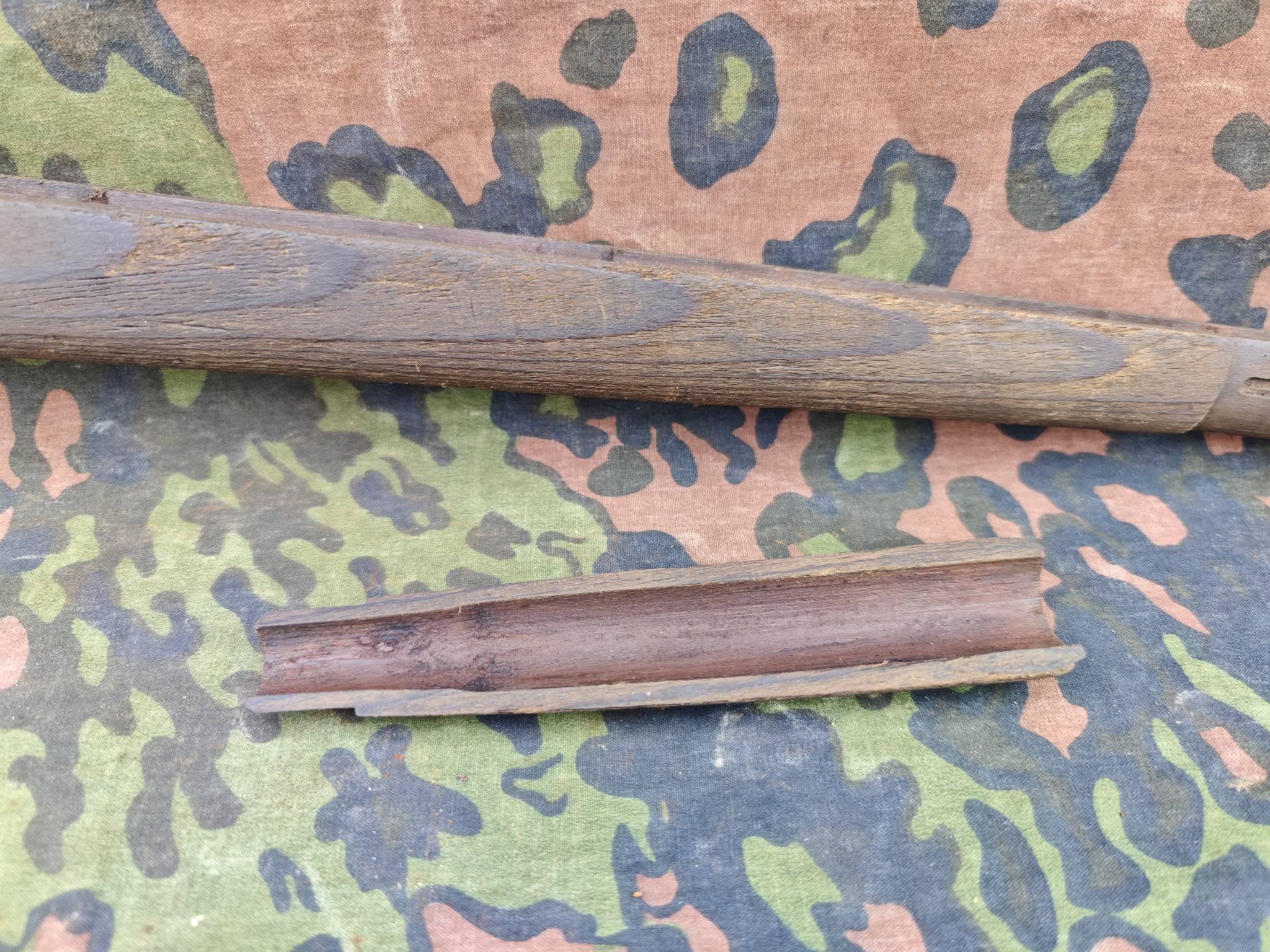 German Mauser K98k Rifle Stock – Well-Preserved Bog Find