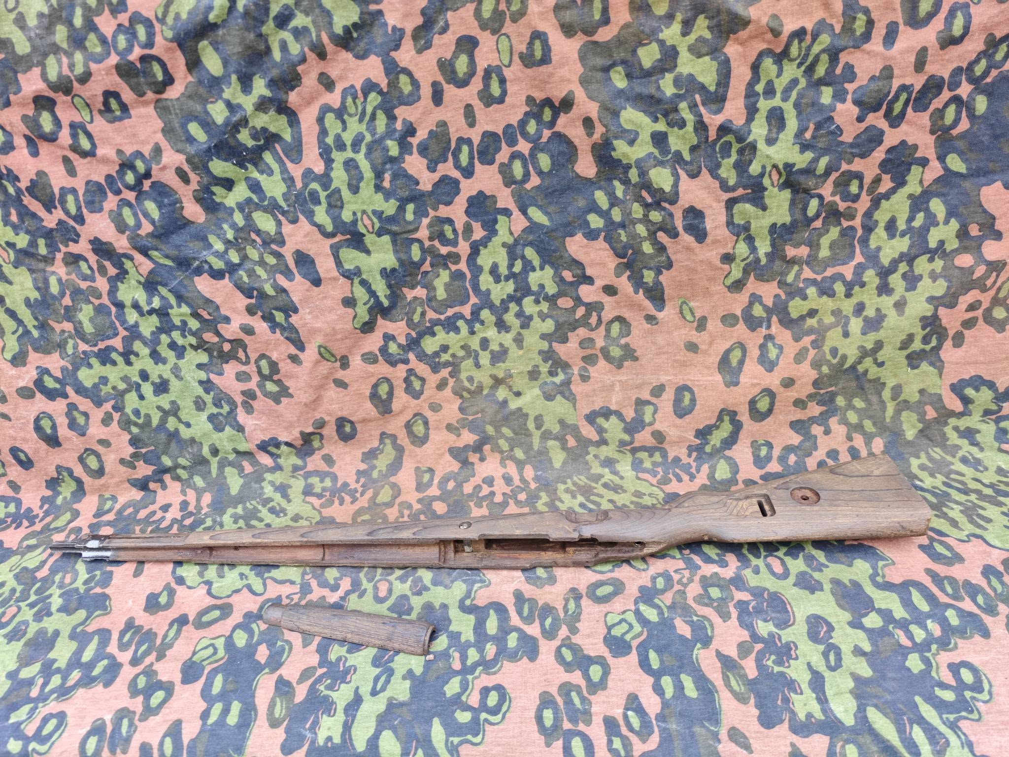 German Mauser K98k Rifle Stock – Well-Preserved Bog Find