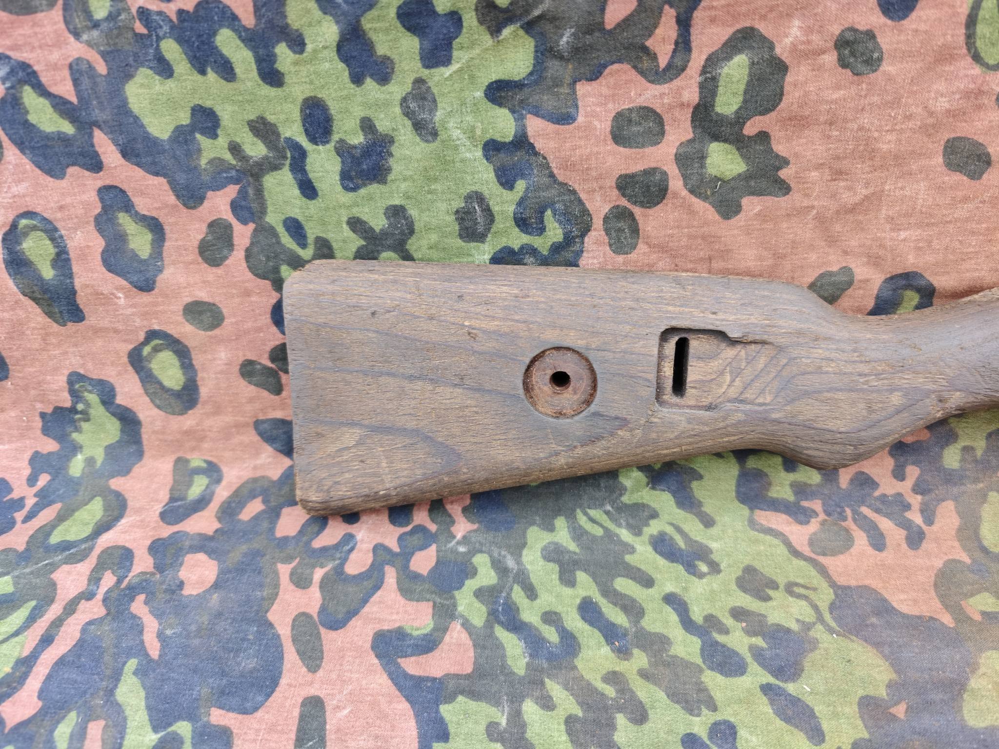 German Mauser K98k Rifle Stock – Well-Preserved Bog Find