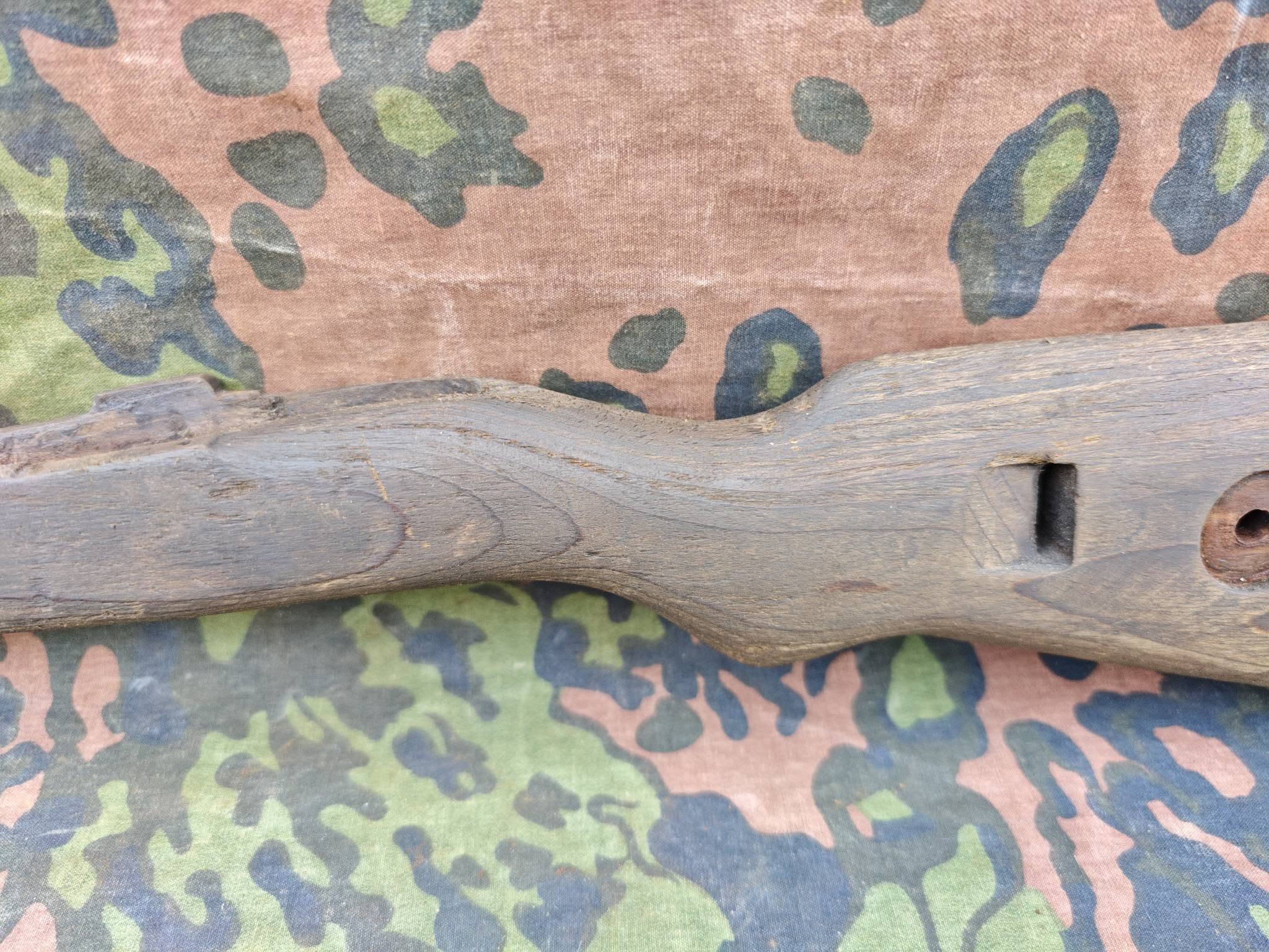 German Mauser K98k Rifle Stock – Well-Preserved Bog Find