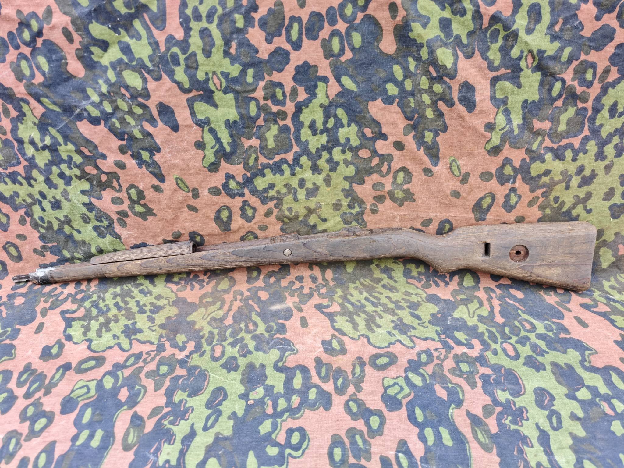 German Mauser K98k Rifle Stock – Well-Preserved Bog Find