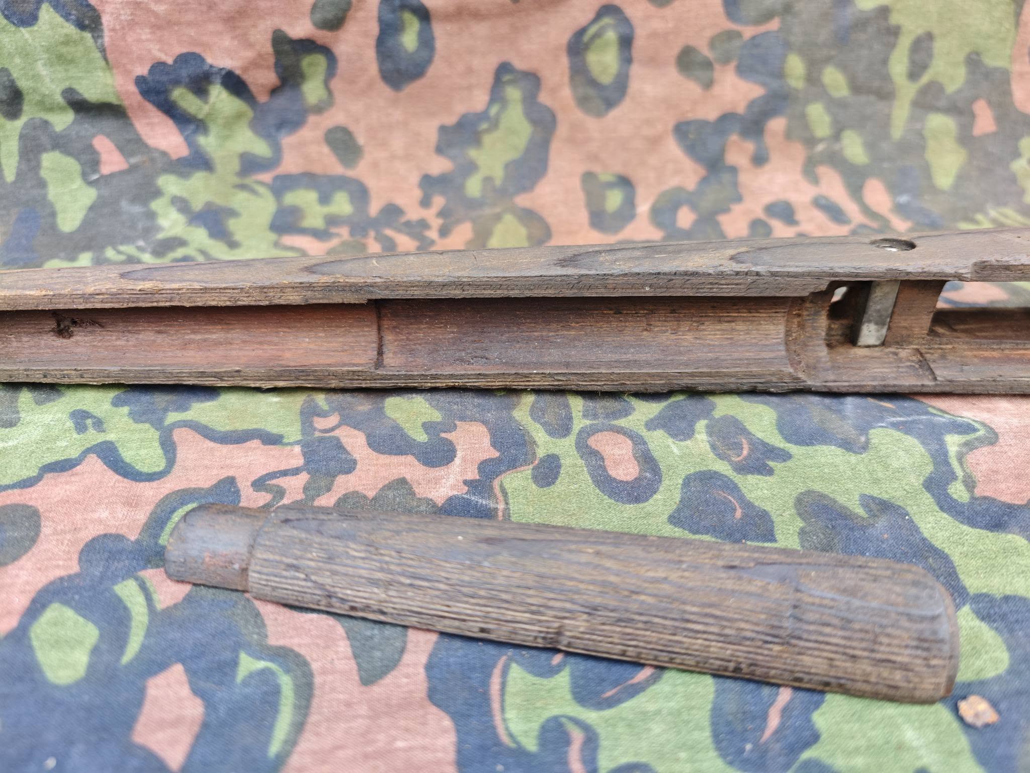 German Mauser K98k Rifle Stock – Well-Preserved Bog Find