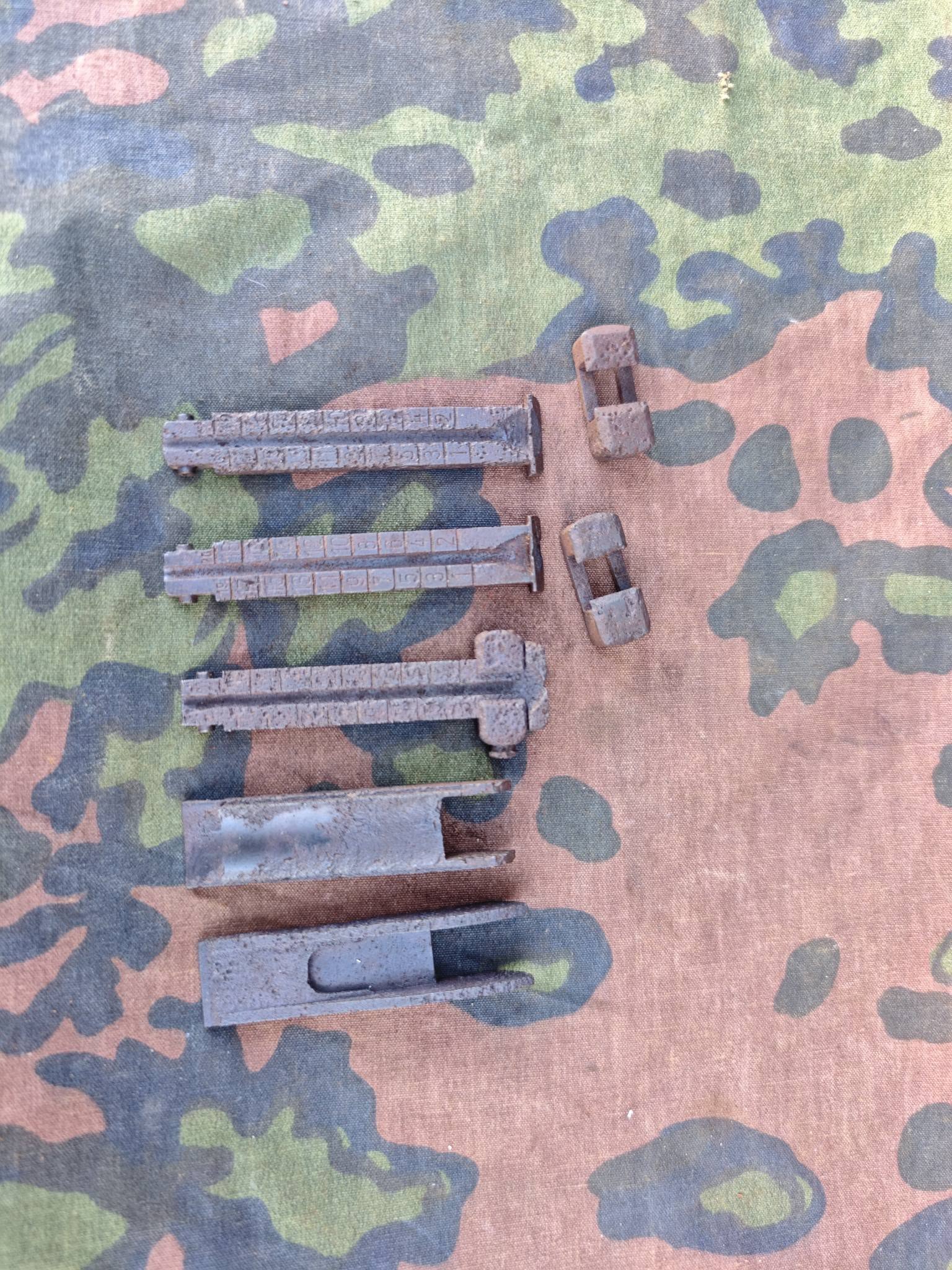 German Mauser K98 Rear Sight Parts Set