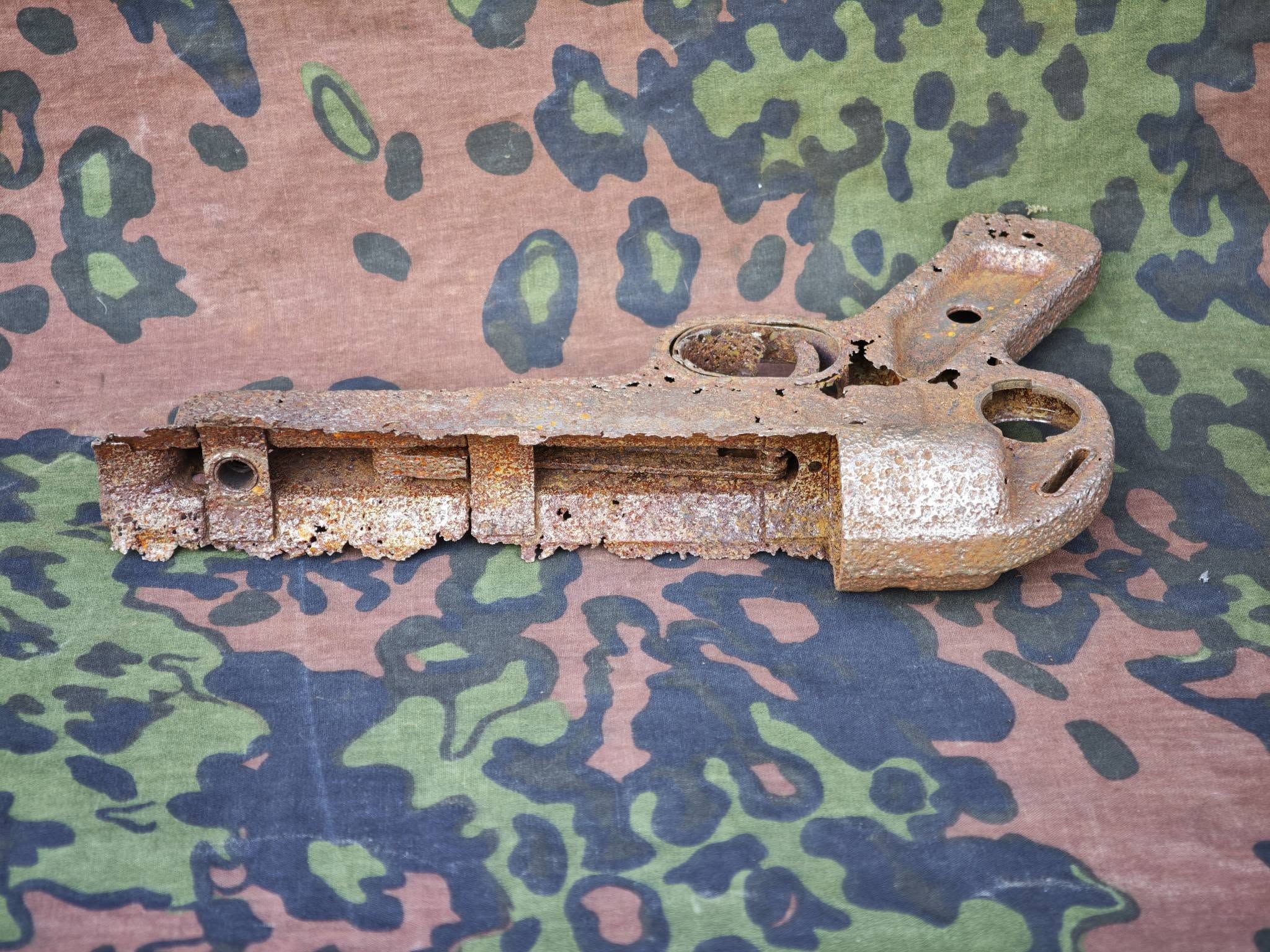 Original German WW2 MP40 Ersatz Receiver with Integral Grip