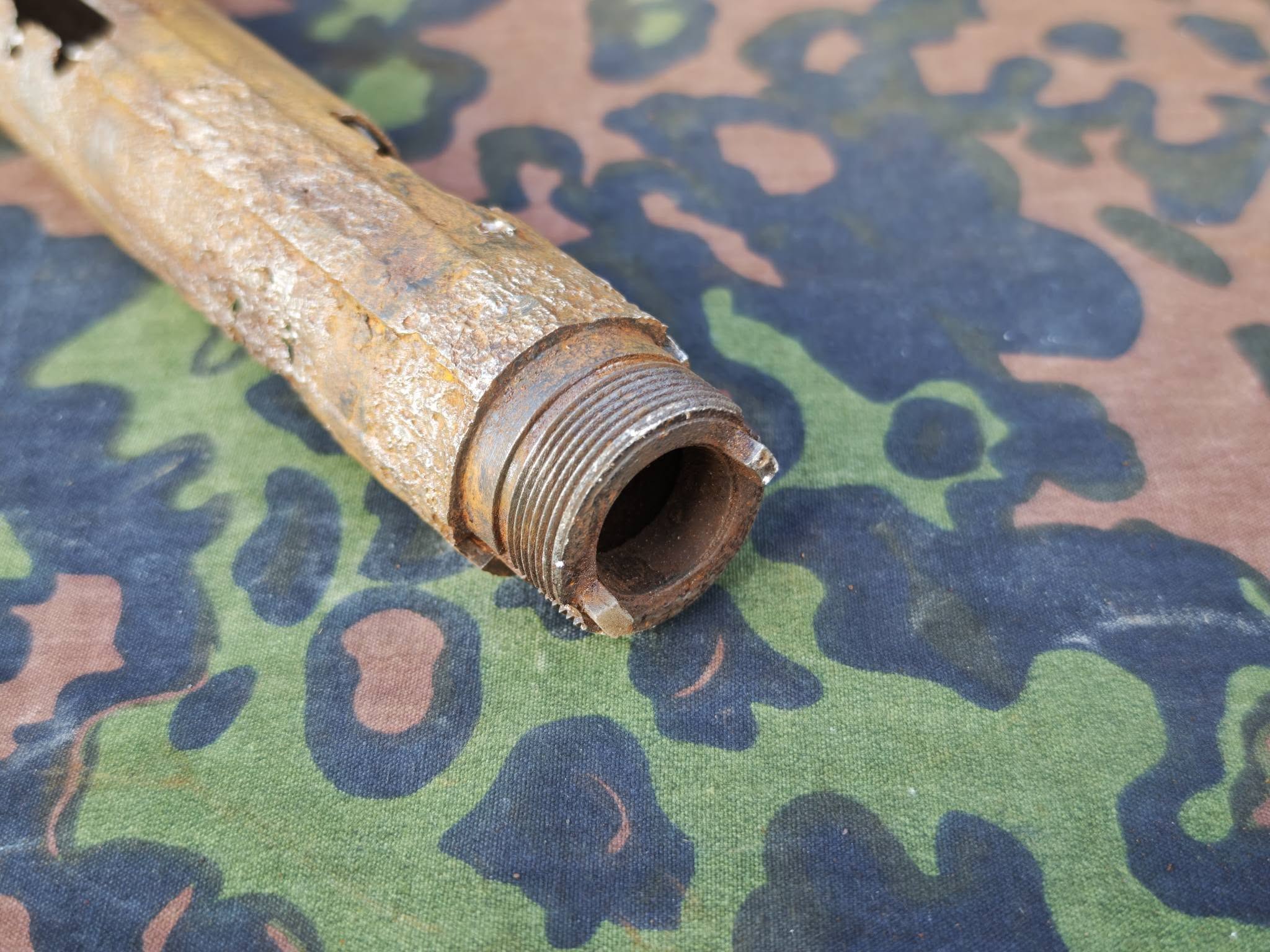 Original German WW2 MP40 Receiver Tube – Battlefield Relic