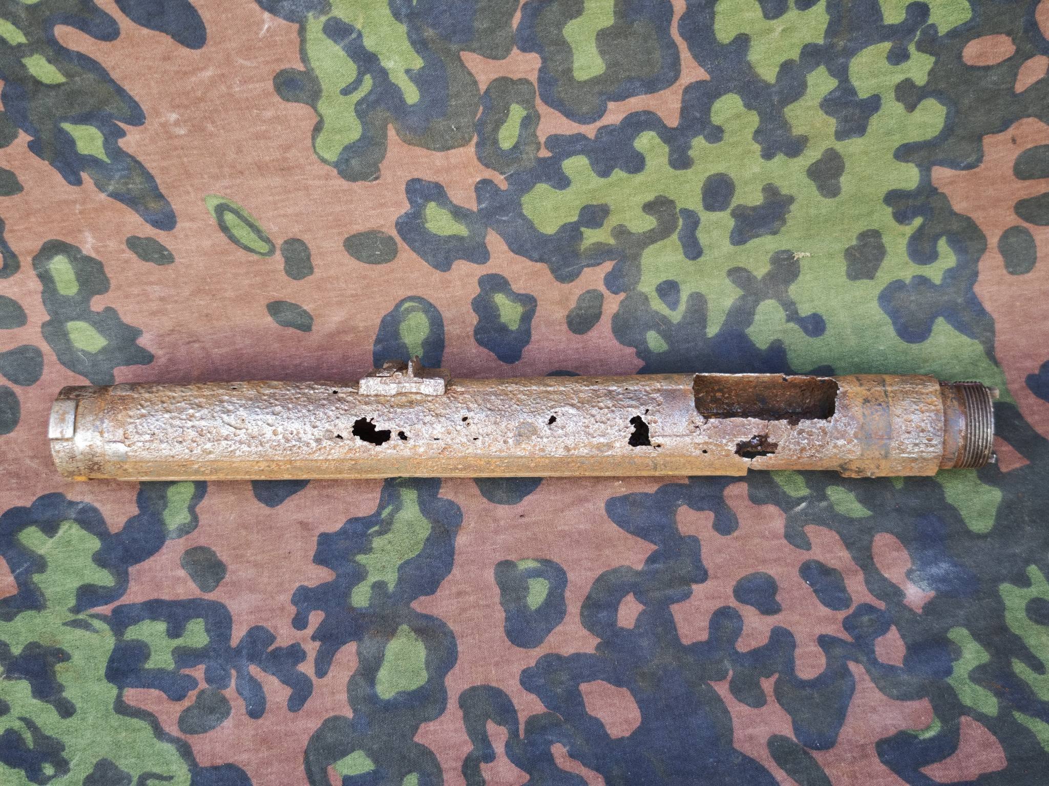 Original German WW2 MP40 Receiver Tube – Battlefield Relic