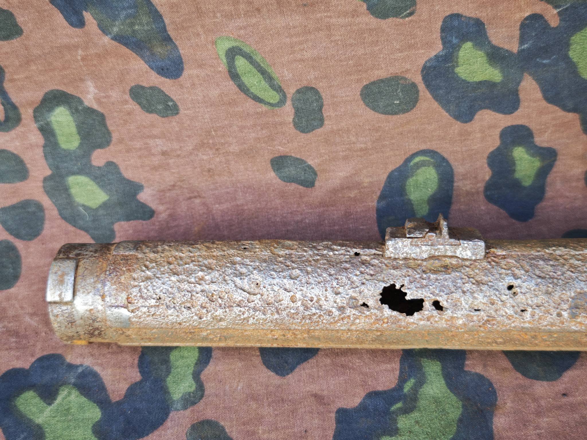 Original German WW2 MP40 Receiver Tube – Battlefield Relic