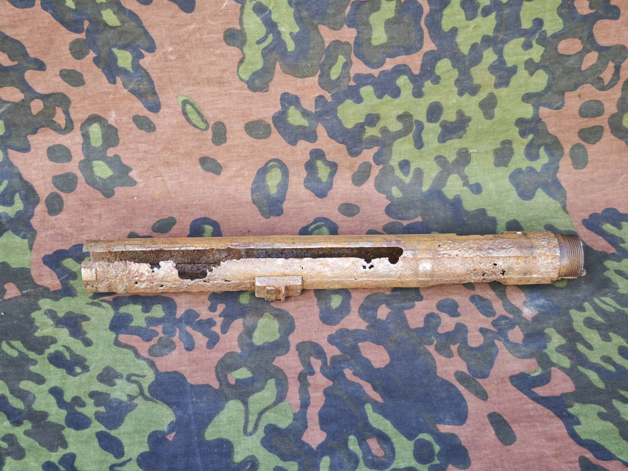 Original German WW2 MP40 Receiver Tube – Battlefield Relic