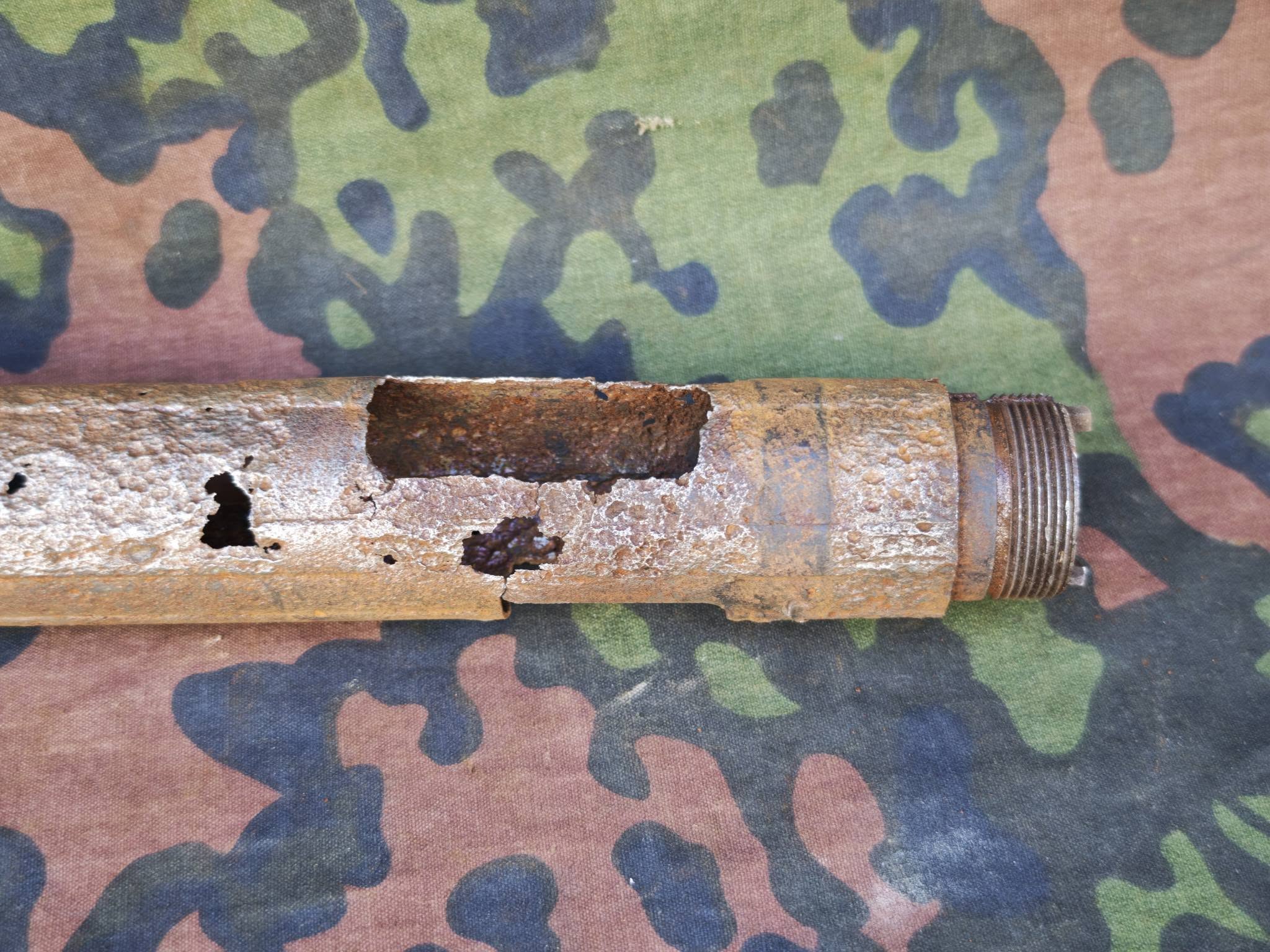 Original German WW2 MP40 Receiver Tube – Battlefield Relic