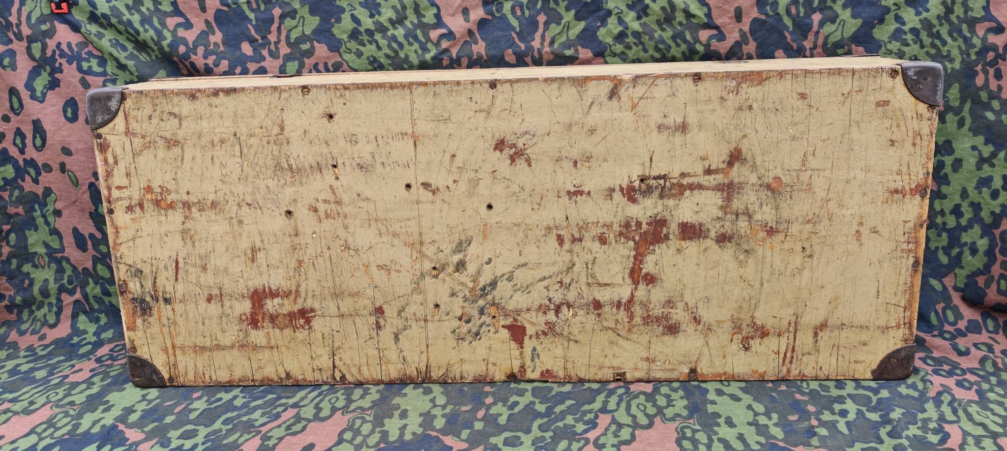 Original WWII German MG15 wooden transport/storage box