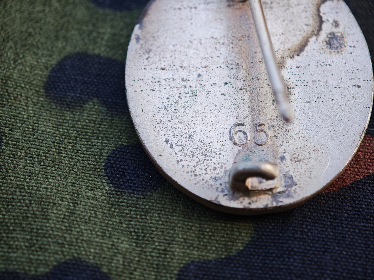 German Silver Wound Badge “65” in Case