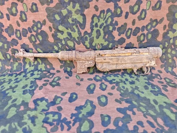 Original WWII German MP40 Relic Submachine Gun