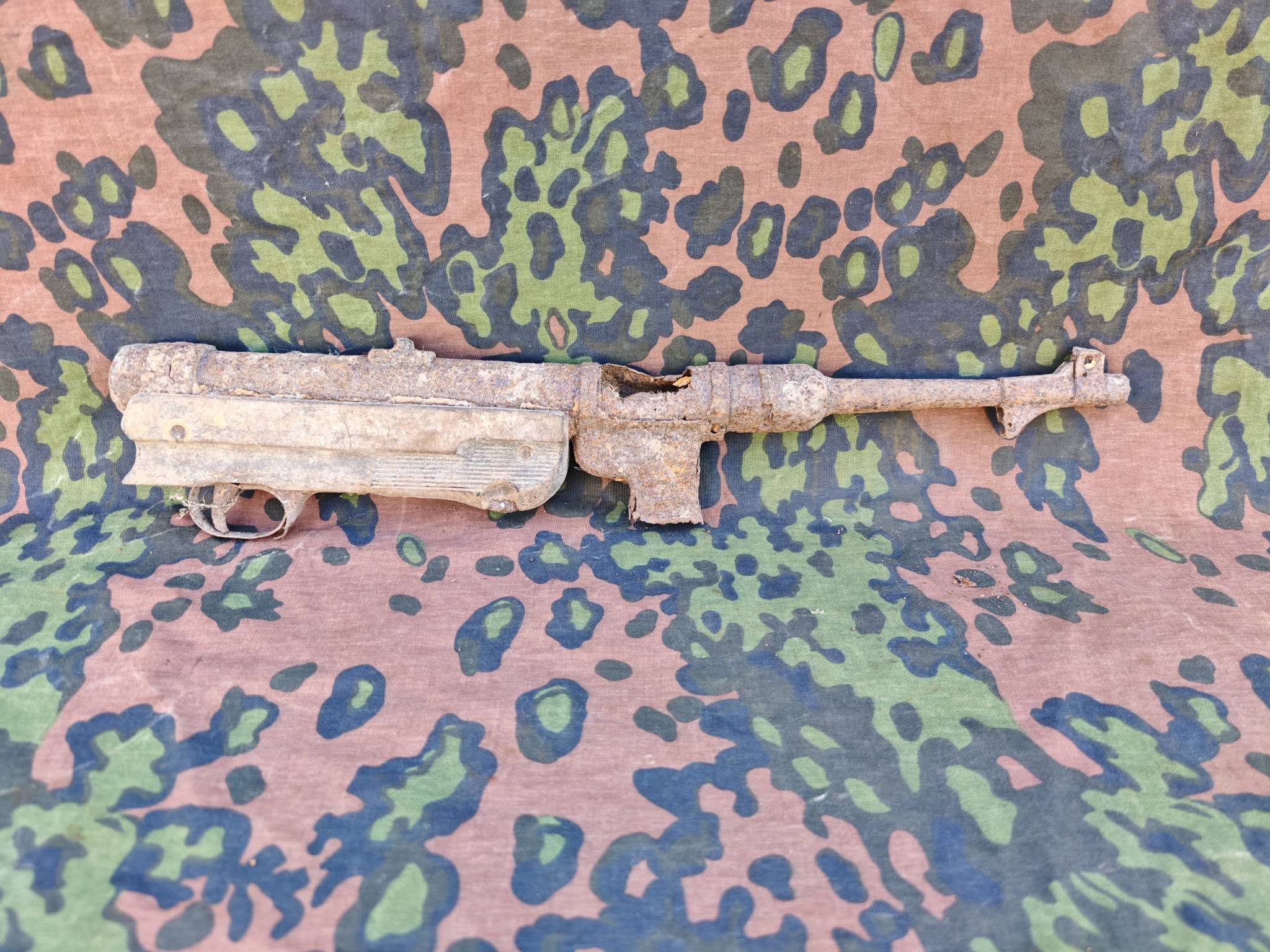 Original WWII German MP40 Relic Submachine Gun