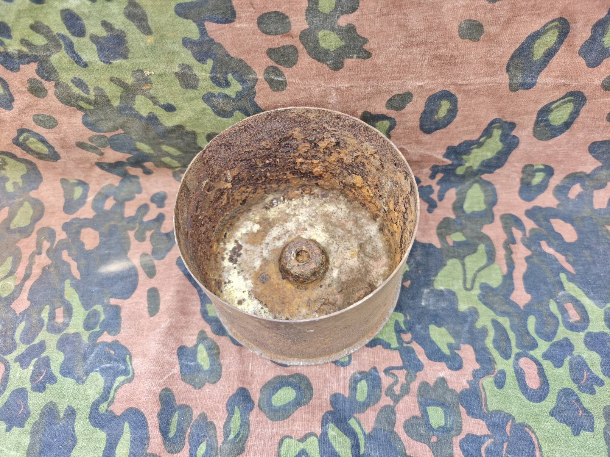 German 15 cm sIG 33 Steel Cartridge Case – Ground-Dug Relic