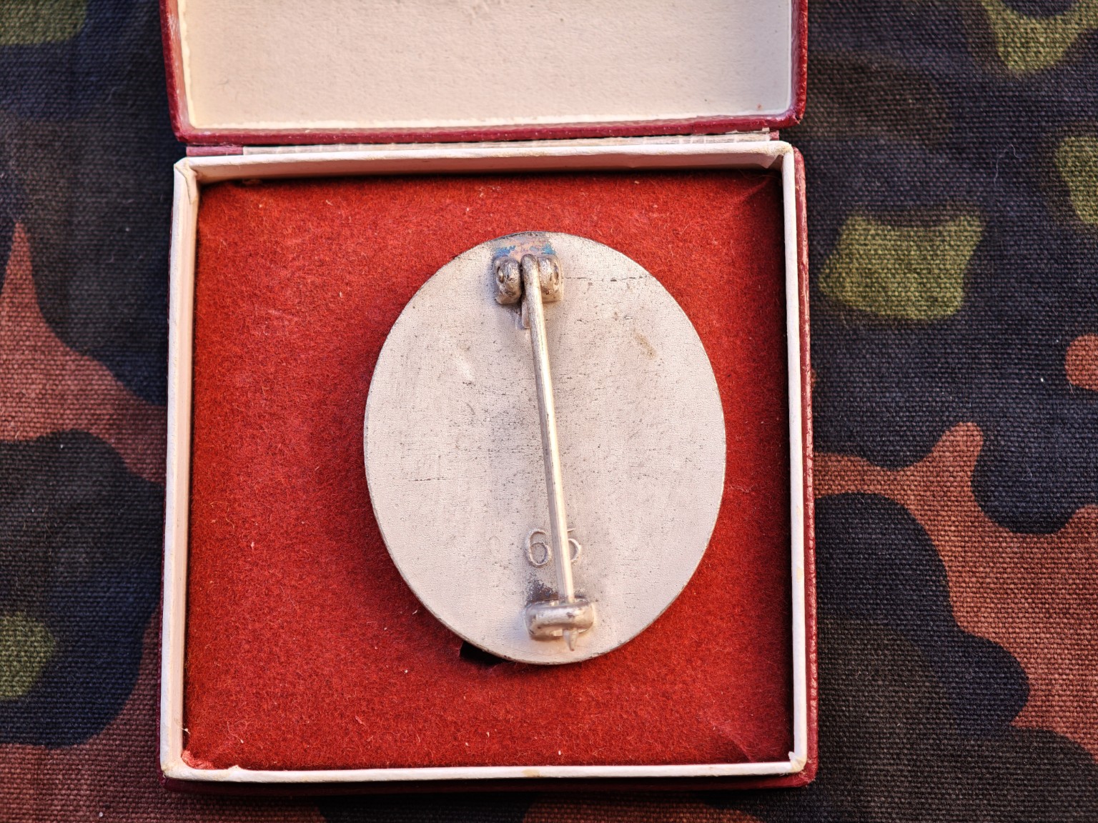 German Wound Badge in Silver – Maker 65, with Case